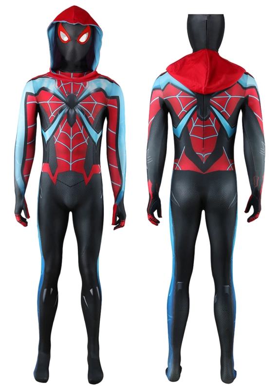 Marvel's Spider-man 2 Miles Morales Bodysuit Costume Cosplay For Adult Kids Unibuyplus