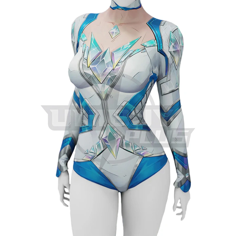 Marvel Rivals White Queen Costume Cosplay Suit Bodysuit Emma Frost For Kids Adult Unibuyplus