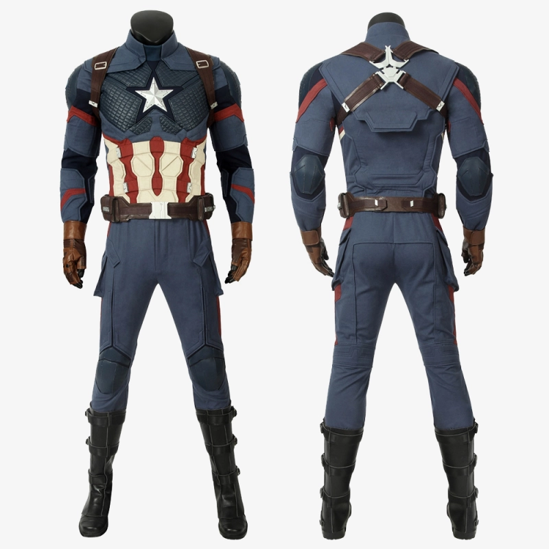 Avengers Endgame Steve Rogers Captain America Cosplay Costume Version 2 Unibuyplus