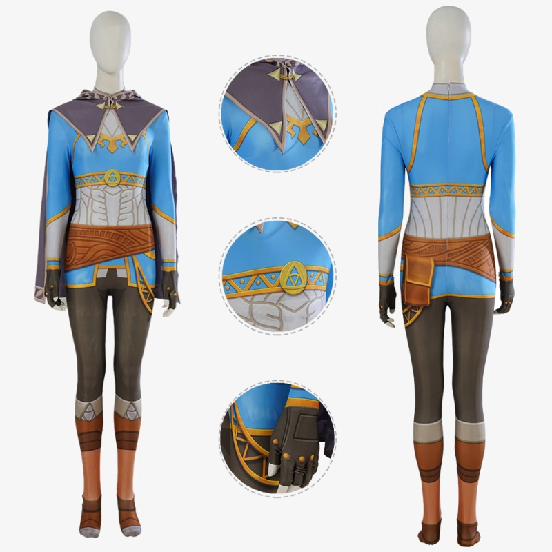 The Legend of Zelda Princess Zelda Bodysuit Costume Cosplay Tears of the Kingdom for Adults Kids Unibuyplus