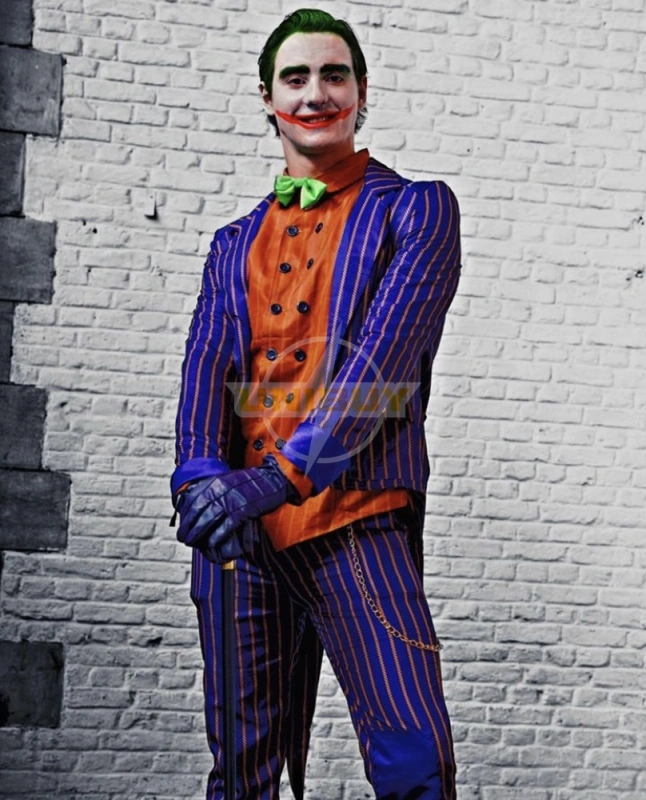 Batman Arkham Asylum Joker Costume Cosplay Suit Unibuyplus