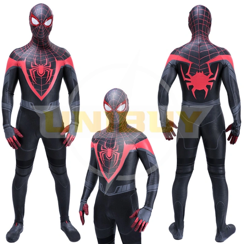 Spider-man PS5 Spider-Man Costume Miles Morales Cosplay Suit Bodysuit For Men Kids Unibuy