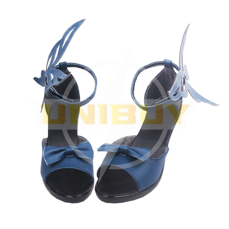 Genshin Impact Keqing Orchid's Evening Gown Shoes Cosplay Women Boots