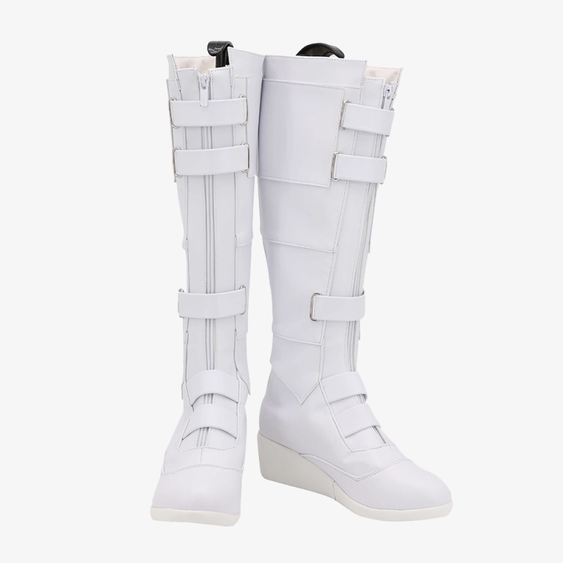 Black Widow Shoes Cosplay Natasha Romanoff White Uniform Women Boots Unibuy