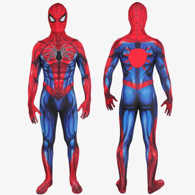Spider-Man PS4 Peter Parker Spider-Armor MK IV Costume Cosplay Suit Unibuy