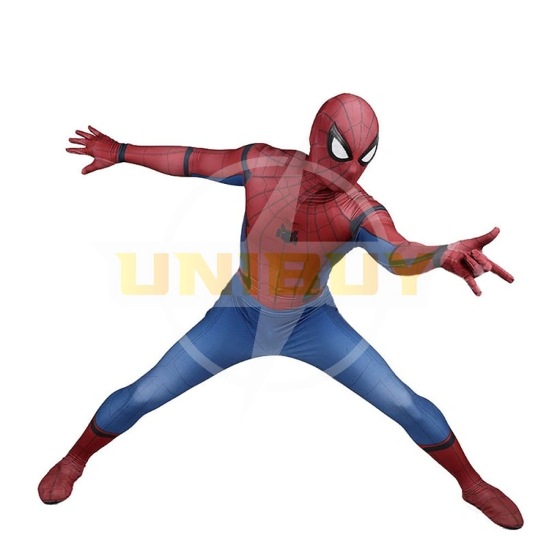 New Spiderman Homecoming Peter Parker Spider-Man Cosplay Costume Suit Unibuyplus