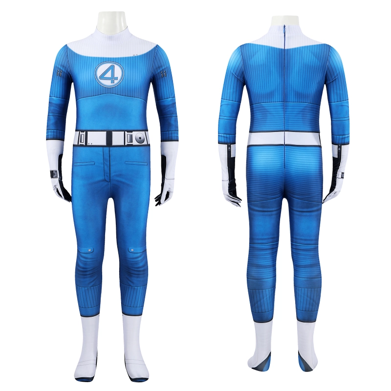 The Fantastic Four: First Steps Invisible Woman Kids Suit Costume Cosplay Susan Storm Bodysuit Unibuyplus