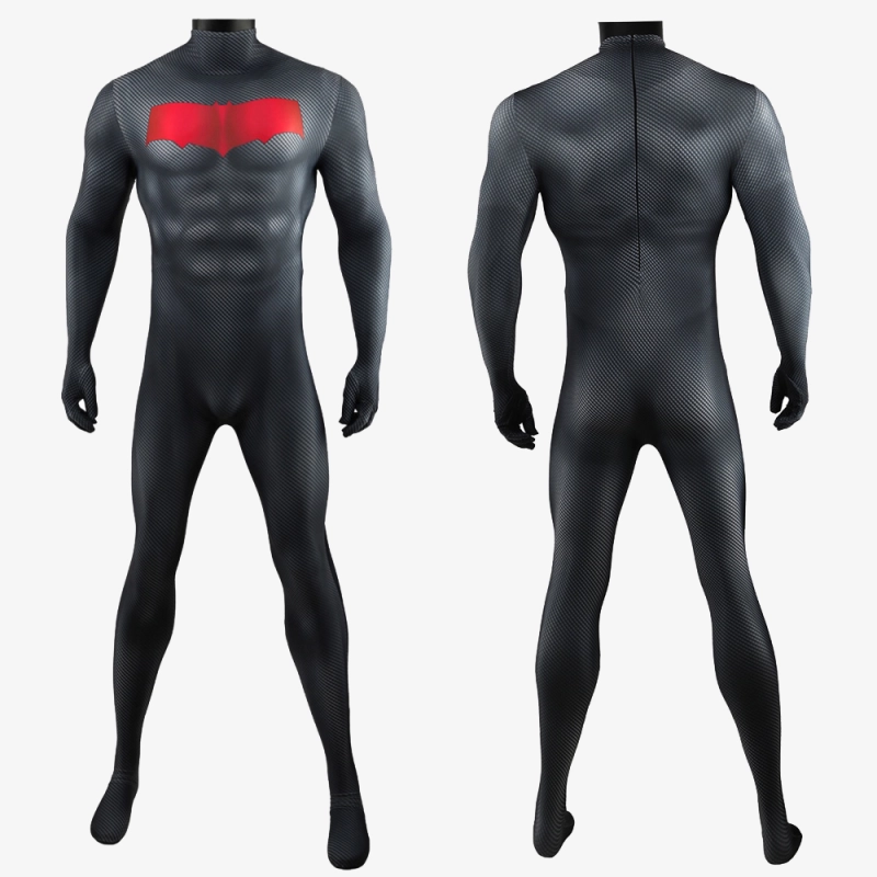 Batman Under the Red Hood	Bodysuit Costume Cosplay For Men Kids Unibuy
