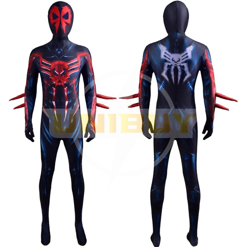 Black 2099 Ultimate Spiderman Costume Cosplay Suit Miguel O'Hara Unibuy