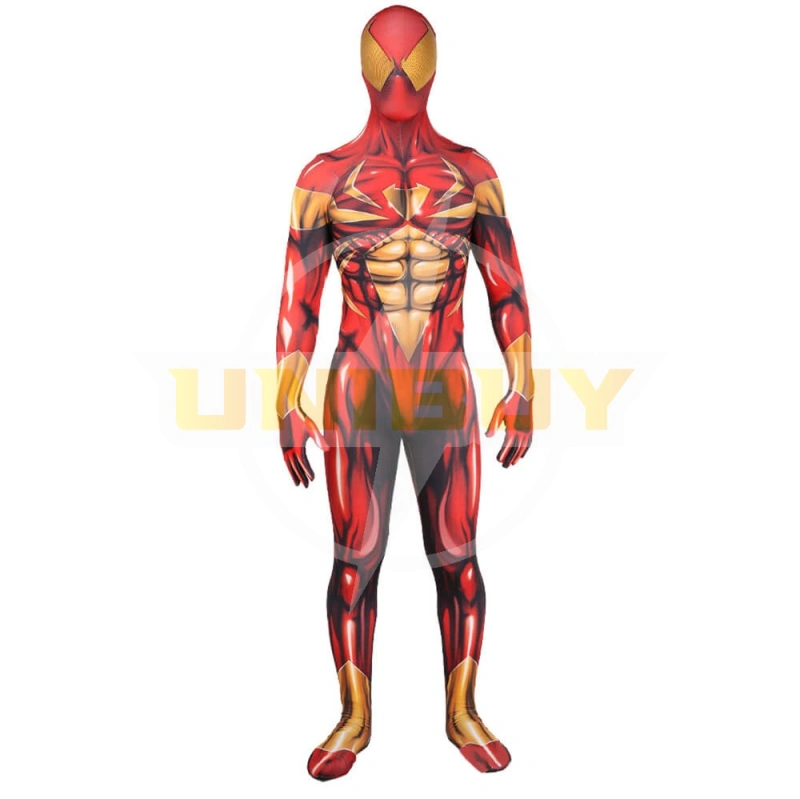 Spider-Man PS4 Iron Spider-Man Suit Cosplay Costume Bodysuit Unibuy