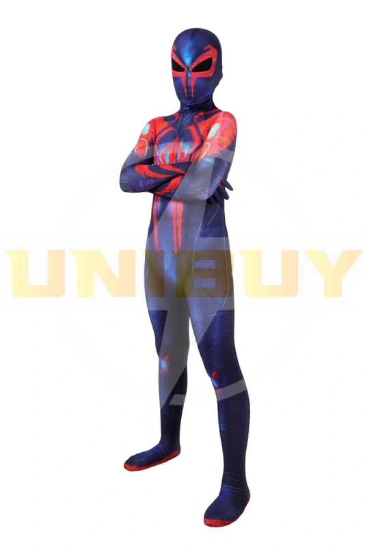 Spiderman 2099 Bodysuit Costume Cosplay Kids Spider-Man: Across The Spider-Verse Unibuy