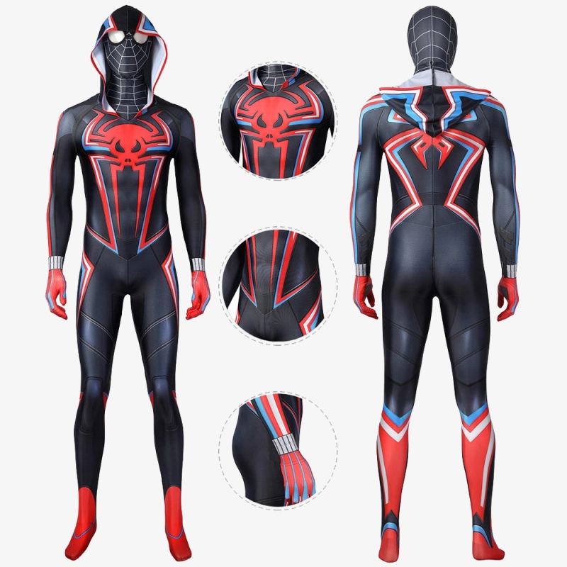 Spider-Man PS5 Costume Cosplay Miles Morales 2099 Suit Unibuy
