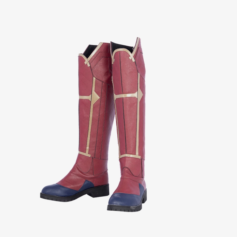 Captain Marvel Cosplay Shoes Carol Danvers Women Boots Ver 1 Unibuyplus