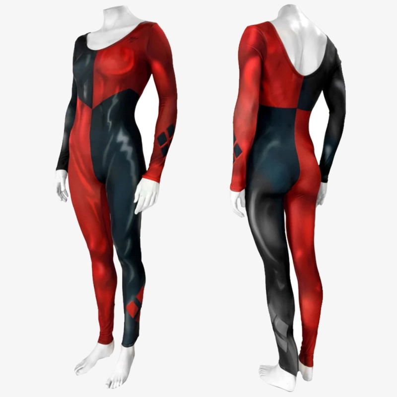 Batman and Harley Quinn Costume Cosplay Suit Harleen Quinzel For Kids Adult Ver.1 Unibuy