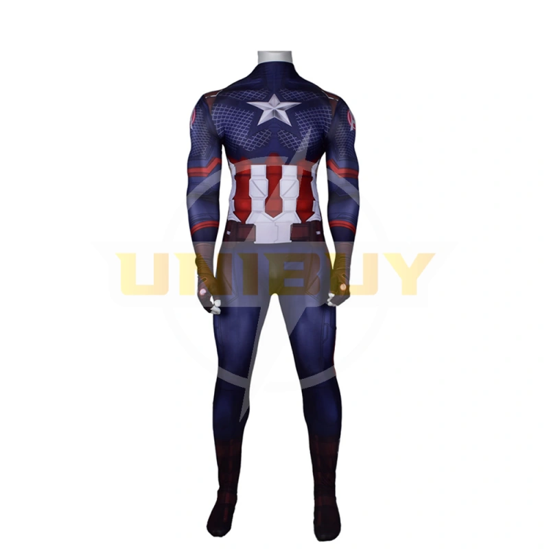 Captain America Civil War Costume Cosplay Suit Jumpsuit Bodysuit Unibuyplus