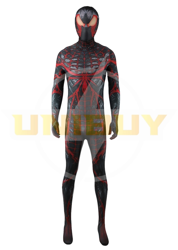 Marvel's Spider-Man 2 Venom Cosplay Costume Suit For Kids Adult Black Ver. Unibuyplus