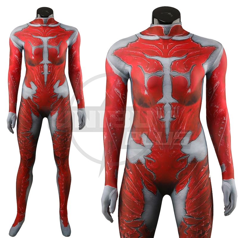 Baldur's Gate 3 Scarlet Orin Costume Cosplay Suit Bodysuit For Kids Adult Unibuyplus