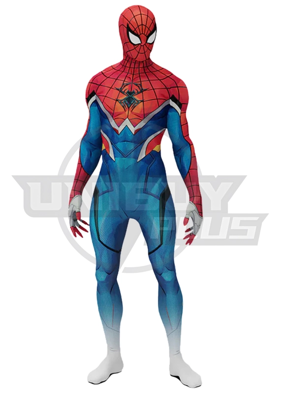 Marvel Rivals Spider-Punk Costume Cosplay Suit Bodysuit For Kids Adult Unibuyplus