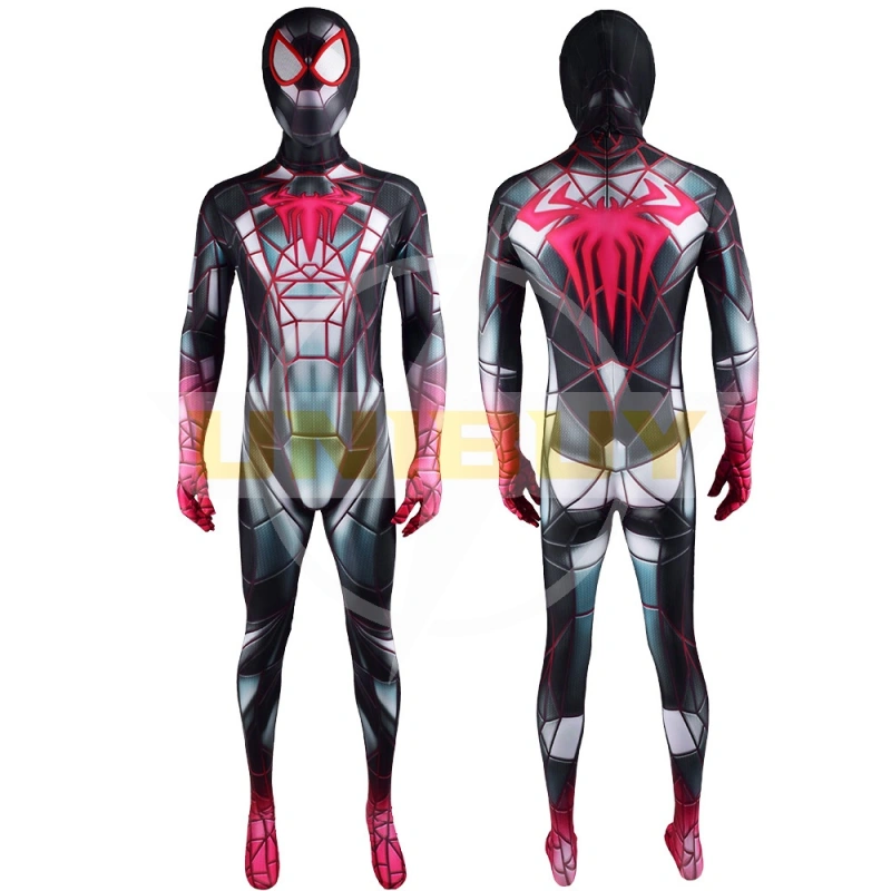 Spider-Man PS5 Miles Morales Costume Cosplay Programmable Matter Suit Unibuyplus