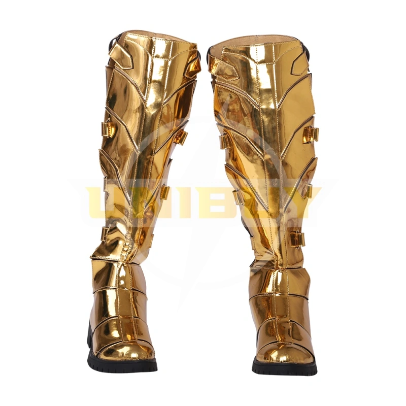 Wonder Woman 1984 WW84 Cosplay Shoes Women Boots Diana Prince Glossy Ver Unibuyplus
