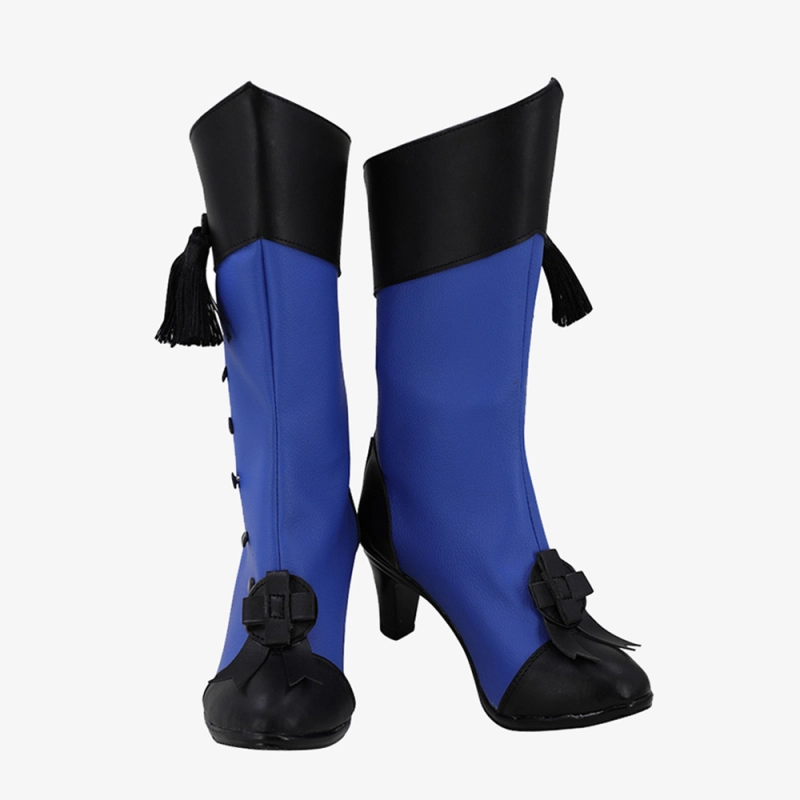 Black Butler Ciel Phantomhive Shoes Cosplay Boots Blue Peacock Illustration Version Unibuy