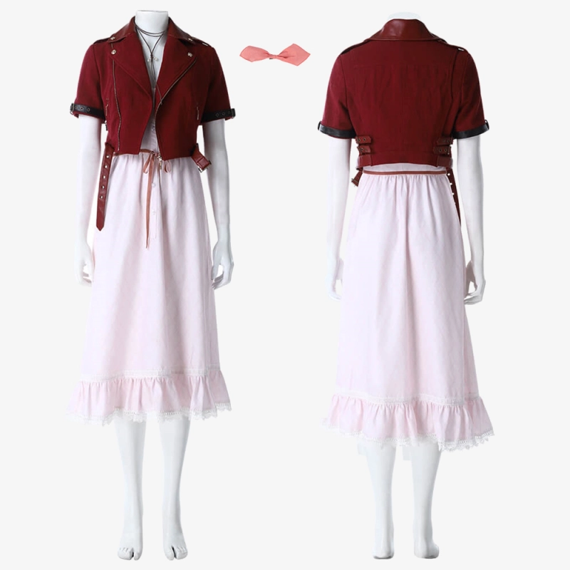 Aerith Gainsborough Costume Cosplay Suit Final Fantasy VII Remake Women's Dress Unibuy