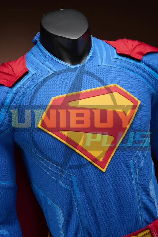 Superman Legacy Costume Cosplay Suit Clark Kent Cloak Unibuyplus