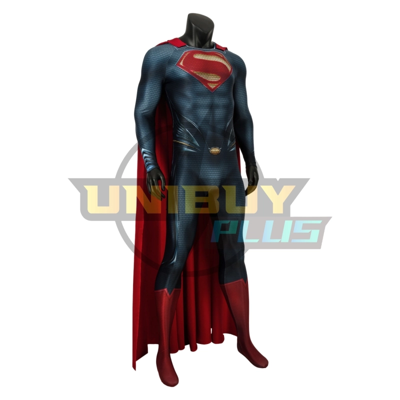 Man of Steel Superman Costume Cosplay Suit Clark Kent Unibuyplus