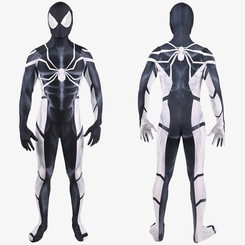 Spider Man PS4 Black Future Foundation Suit Spiderman Cosplay Costume Unibuy