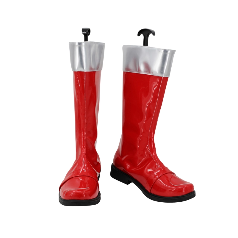 Choujyu Sentai Liveman	Reddo Farukon Cosplay Shoes Men Boots Unibuyplus