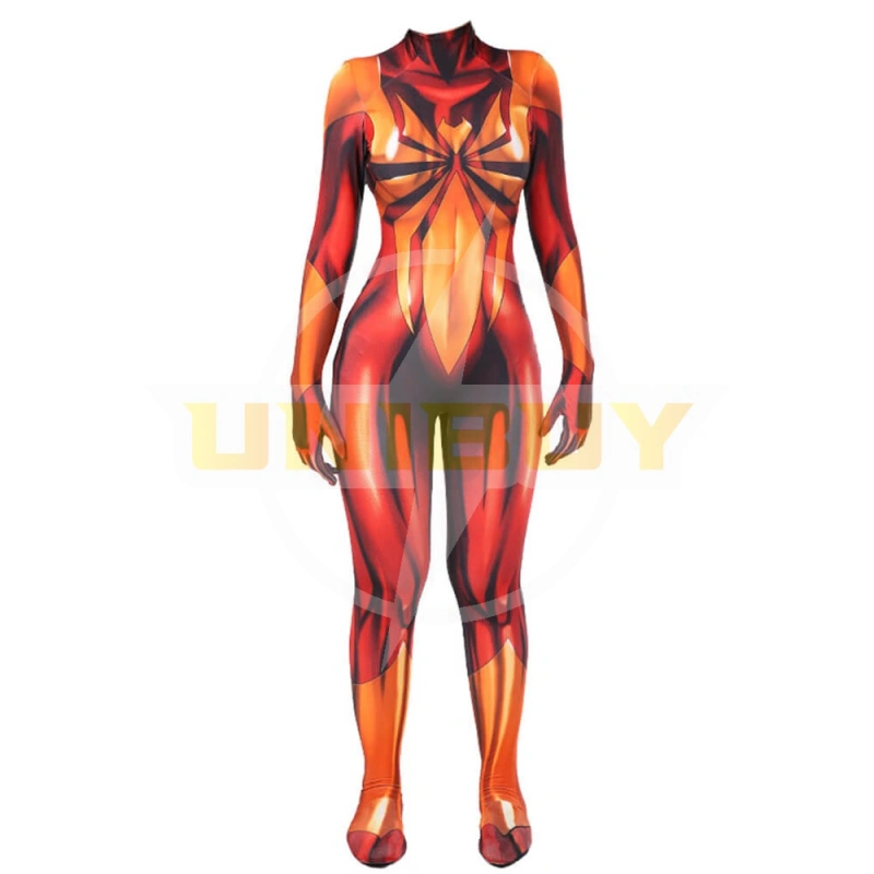 Iron Spider-Man Mary Jane Spinneret Spider Girl Costume Cosplay Suit For Kids Adult Unibuyplus
