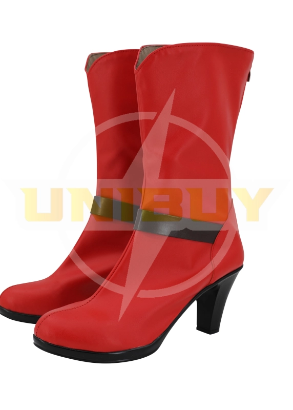 One Piece Nami Cosplay Shoes Women Boots Red Unibuyplus