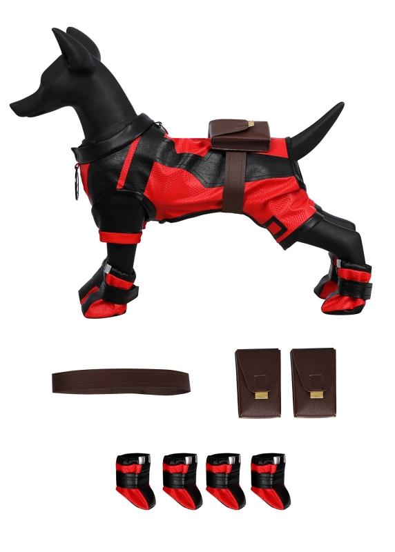 Deadpool 3 Dogpool Pet Clothes Dog Costume Cosplay Suit Unibuyplus