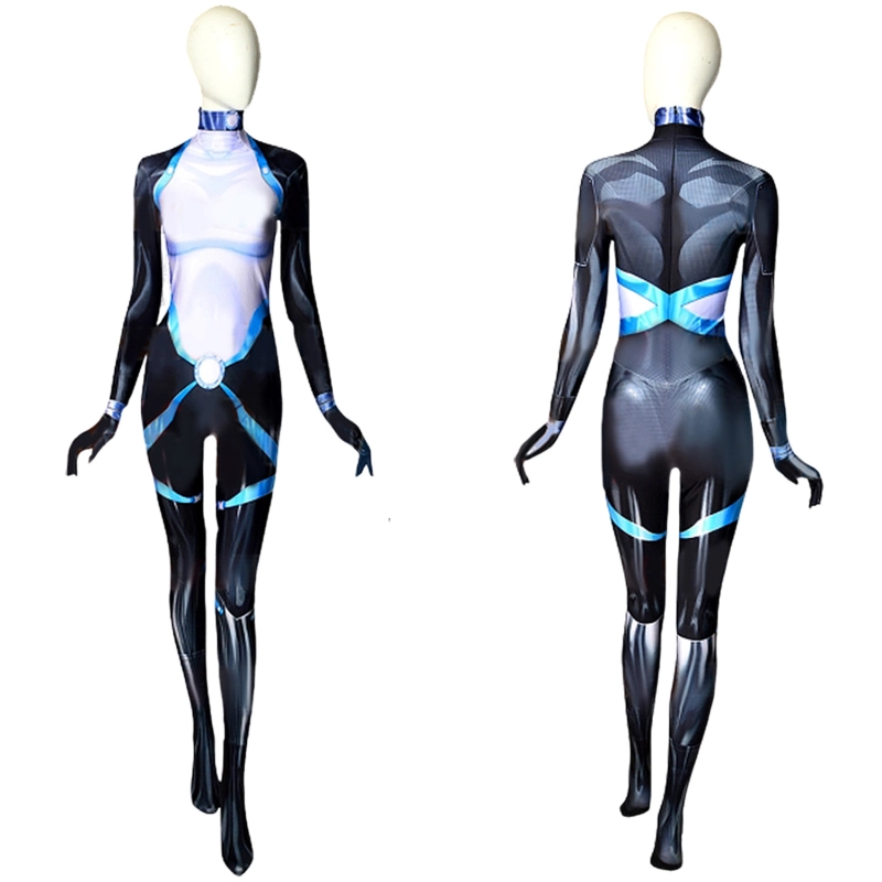 X-Force Domino Costume Cosplay Suit Neena Thurman Bodysuit For Kids Adult Unibuyplus