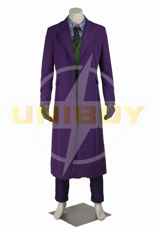 Batman Dark Knight Rise Joker Costume Cosplay Suit UnibuyPlus