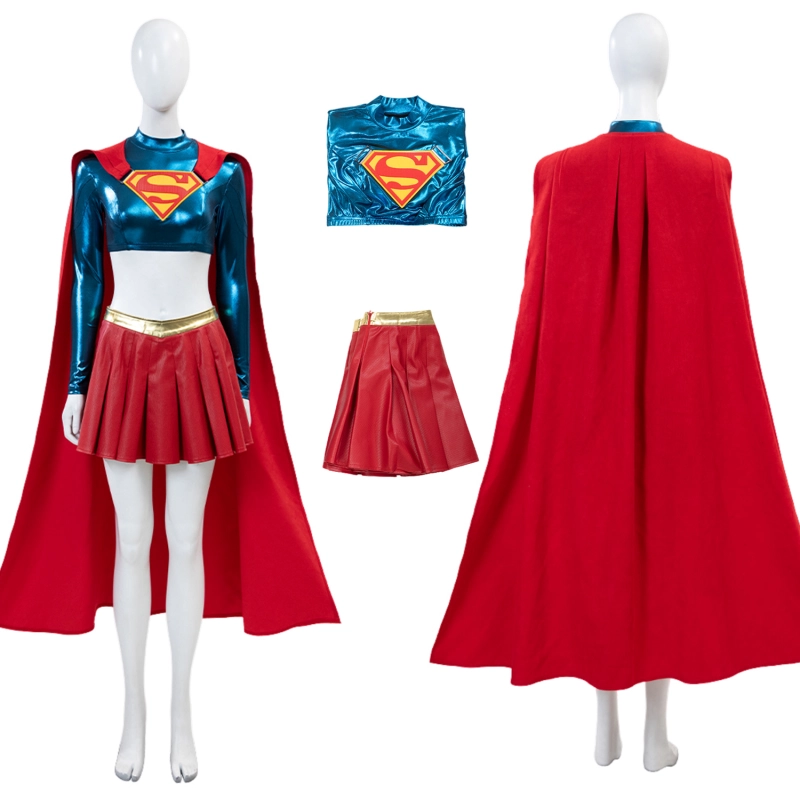 Supergirl Costume Cosplay Suit Superman: legacy Unibuyplus