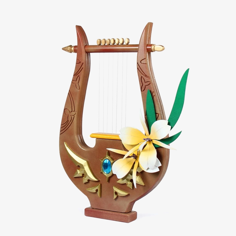 Genshin Impact Barbatos Venti Prop Cosplay Harp Unibuy