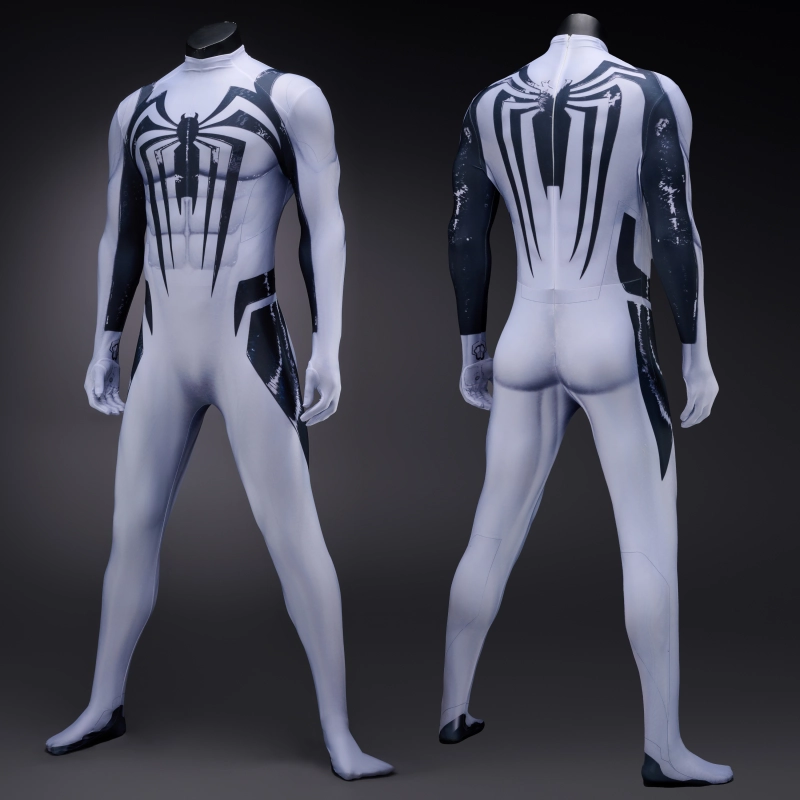 Marvel's Spider-Man 2 Anti-Venom Bodysuit Costume Cosplay Suit Unibuyplus
