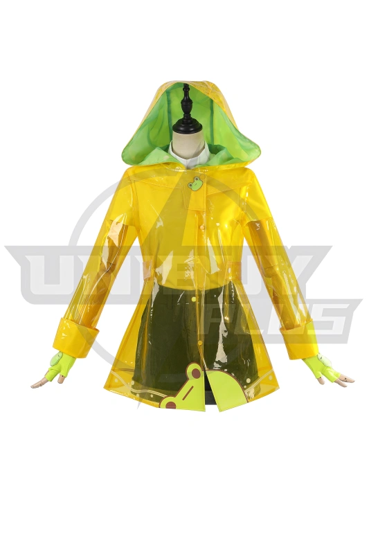 Overwatch Mei Raincoat Costume Cosplay Suit Unibuyplus