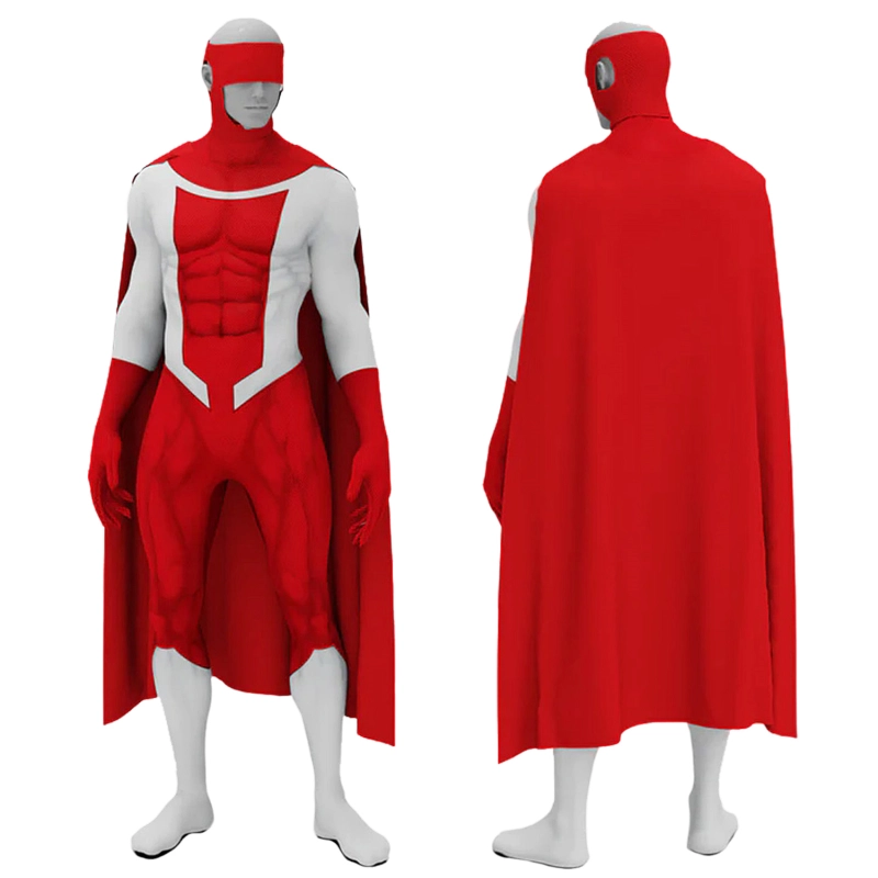 Invincible Omni-Man Costume Cosplay Suit Nolan Grayson Bodysuit For Kids Adult Unibuyplus