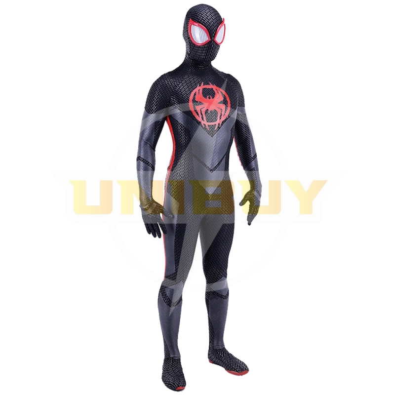 Spider-Man Across the Spider-Verse Miles Morales Suit Costume Cosplay Bodysuit For Men Kids UnibuyPlus