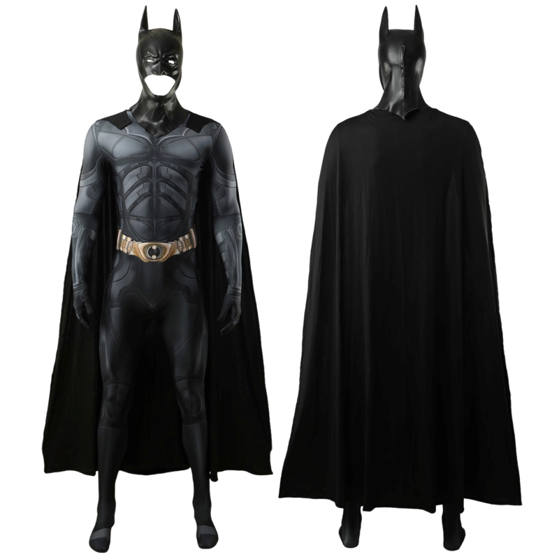 The Dark Knight Batman Costume Cosplay Suit Bruce Wayne Bodysuit For Kids Adult Unibuyplus