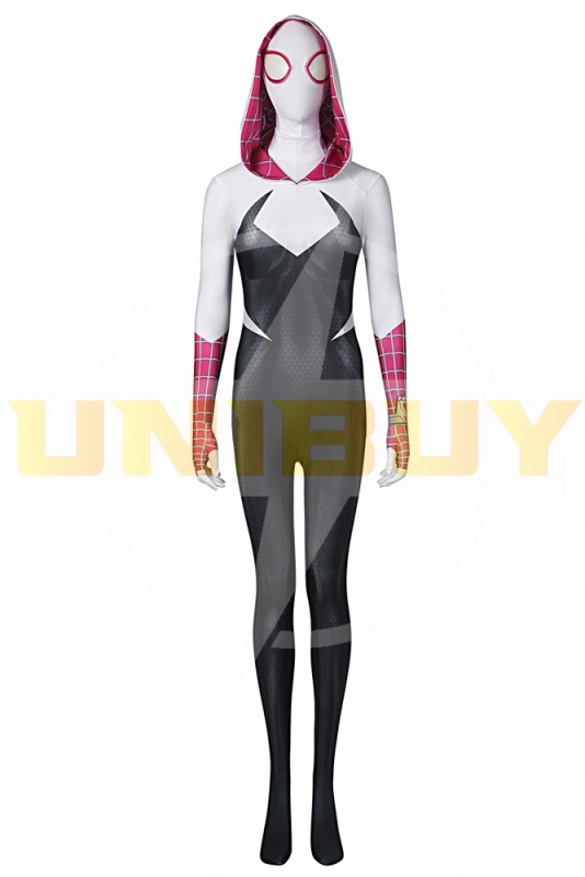 Spider-Man: Across The Spider-Verse Spider-Gwen Costume Cosplay Suit  Gwen Stacy Unibuyplus