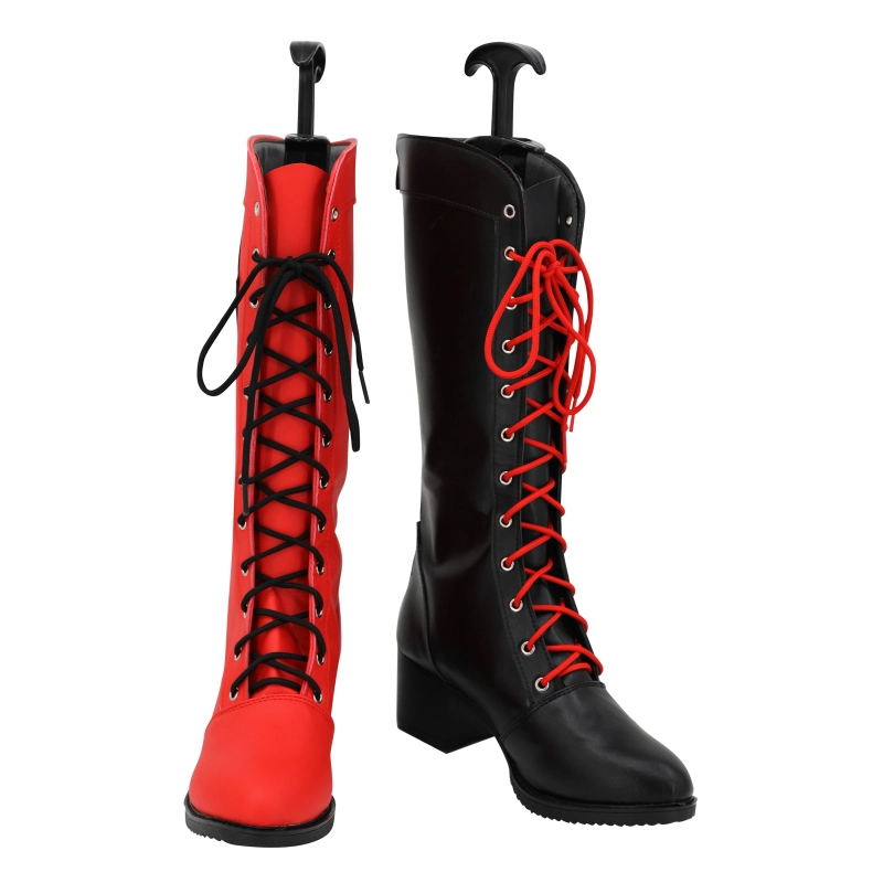 Harley Quinn Shoes Cosplay The Suicide Squad Black women Boots Unibuy