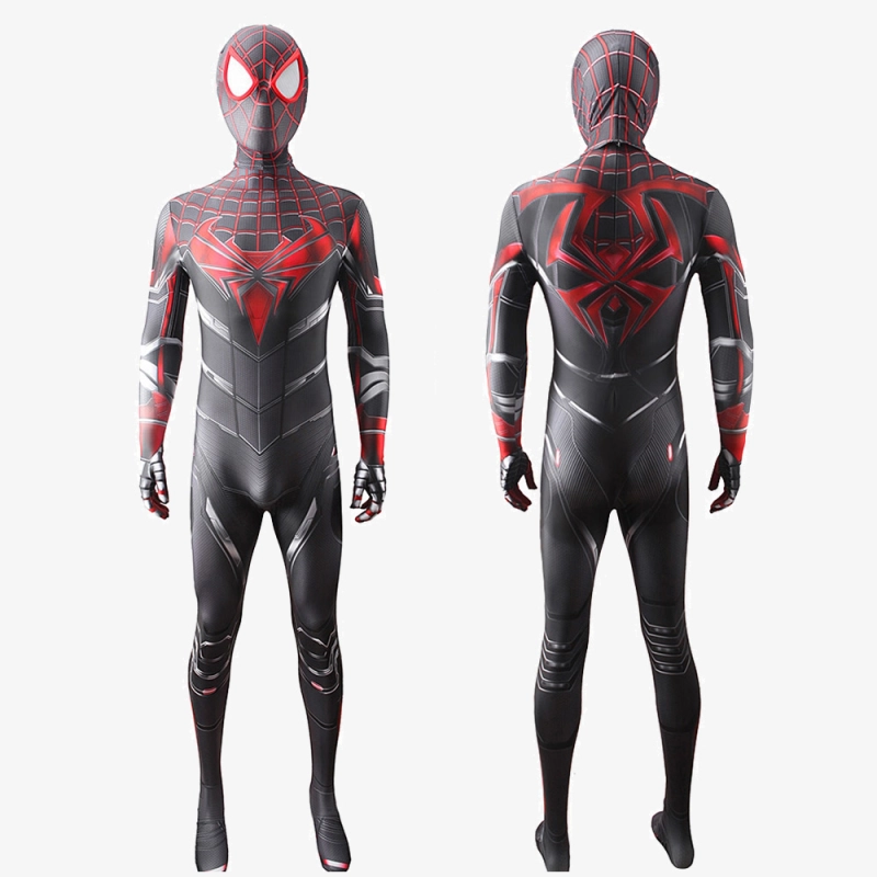 Spider-man PS5 Miles Morales Suit Costume Cosplay Bodysuit For Men Kids Unibuy