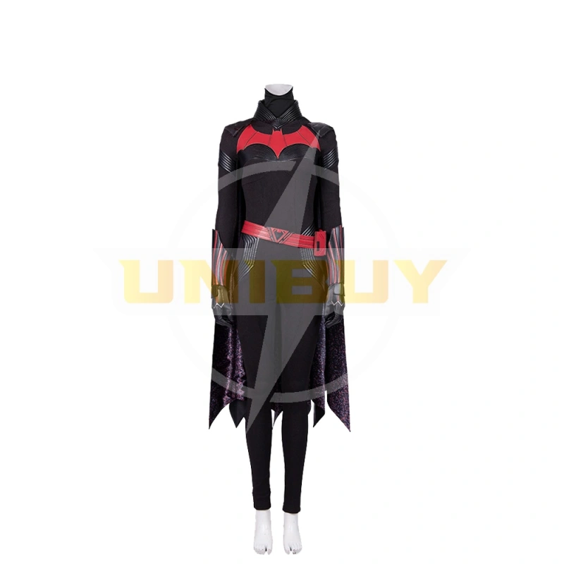 Batwoman Costume Cosplay Suit Kate Kane Outfit with Cloak Version 1 Unibuy
