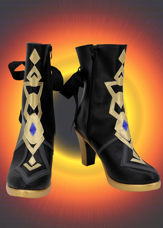 Genshin Impact Navia Shoes Cosplay Women Boots Unibuy
