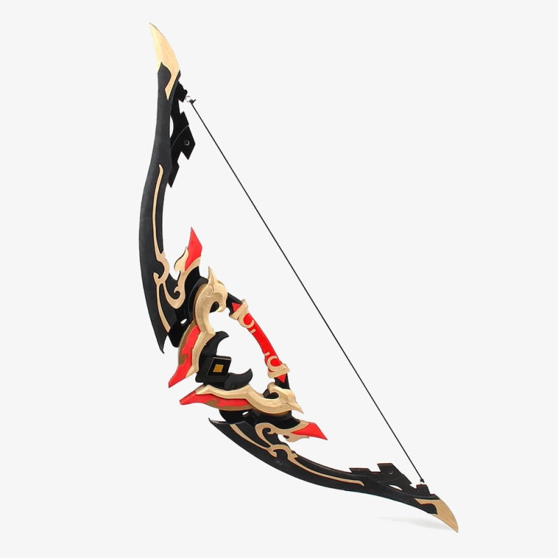 Genshin Impact Fischl Tartaglia Childe Prop Cosplay Rust Bow Unibuy