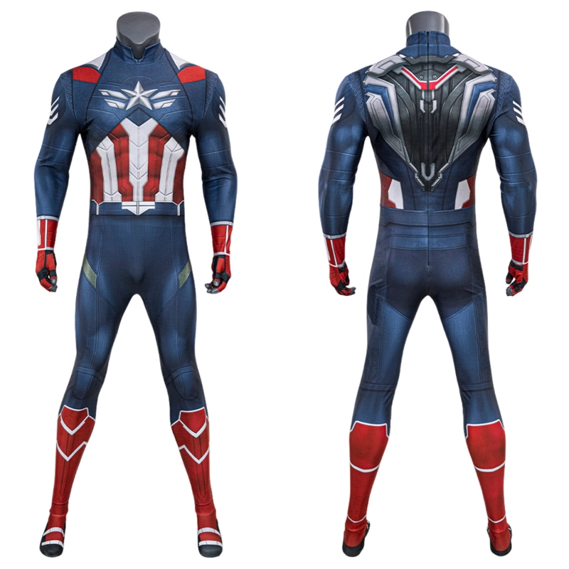 Captain America: Brave New World Bodysuit Costume Cosplay Suit Sam Wilson Unibuyplus