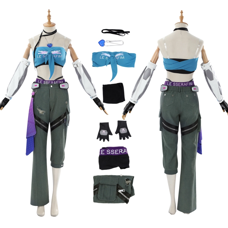 Overwatch 2 LE SSERAFIM D.Va Costume Cosplay Suit Unibuyplus